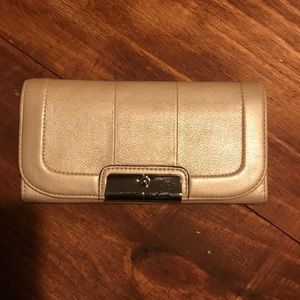 Blush Pink Coach Leather Wallet